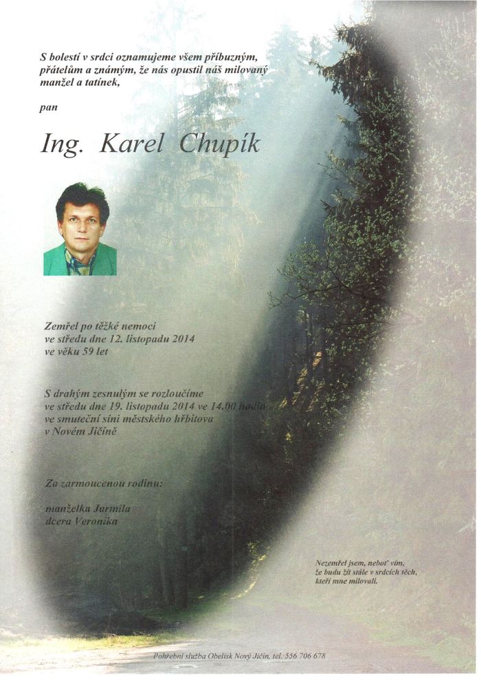 Ing. Karel Chupík