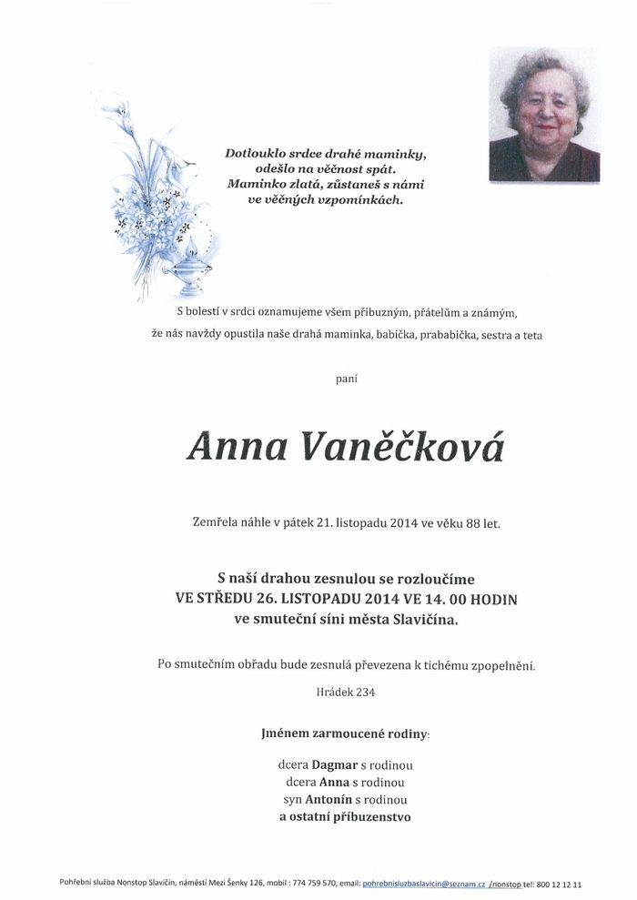 Anna Vaněčková