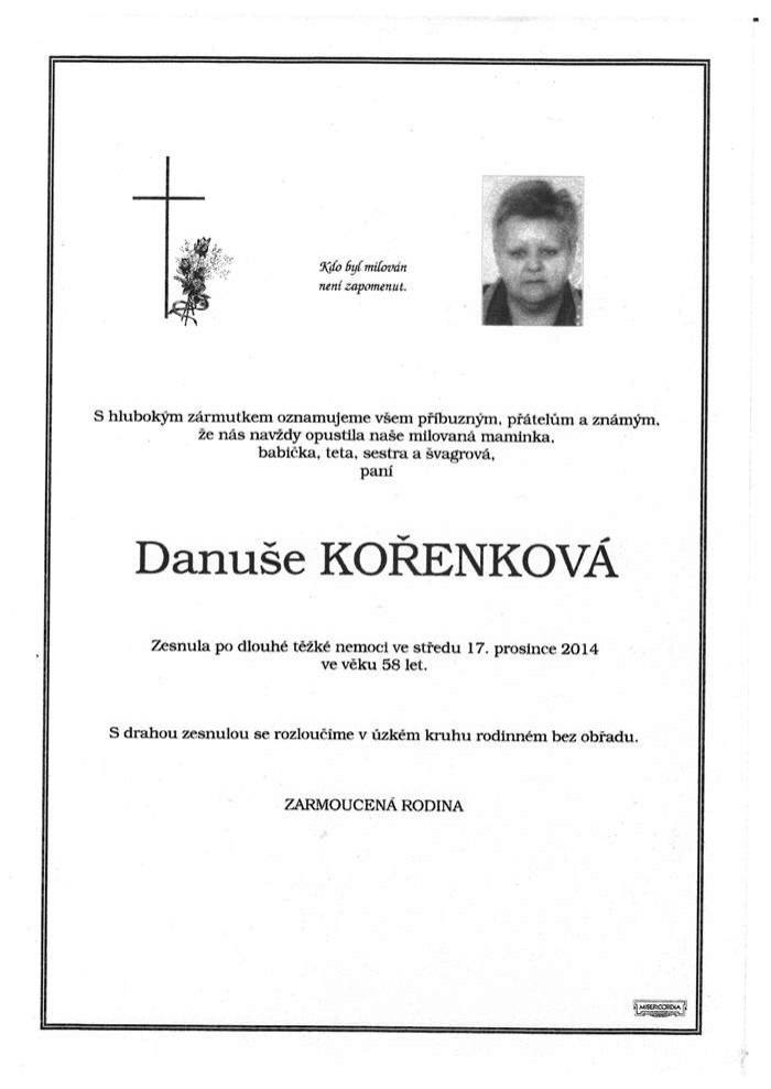 Danuše Kořenková