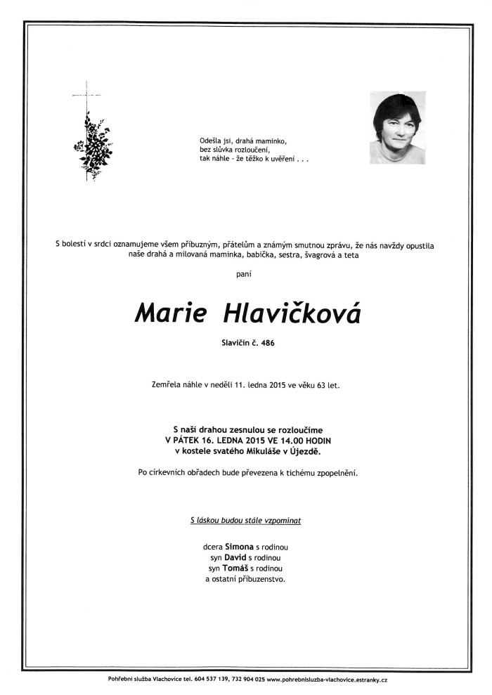 Marie Hlavičková
