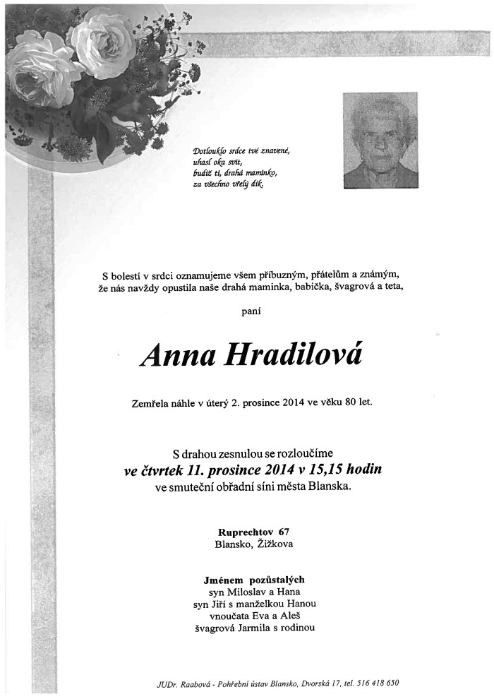 Anna Hradilová