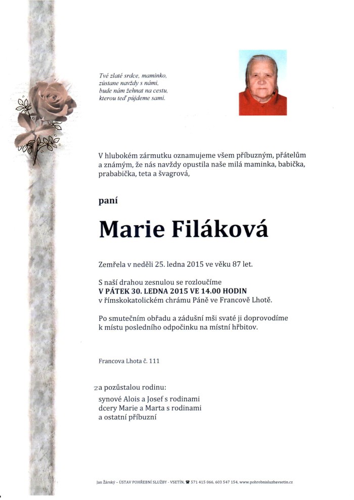Marie Filáková