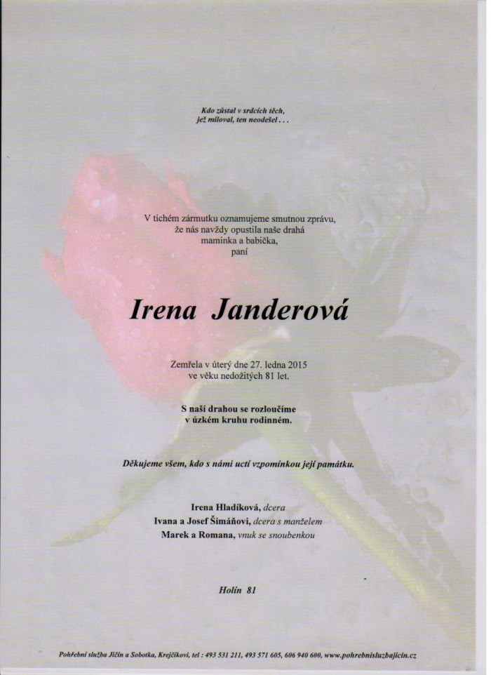 Irena Janderová