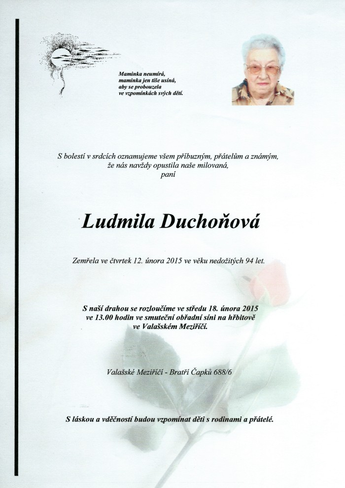 Ludmila Duchoňová