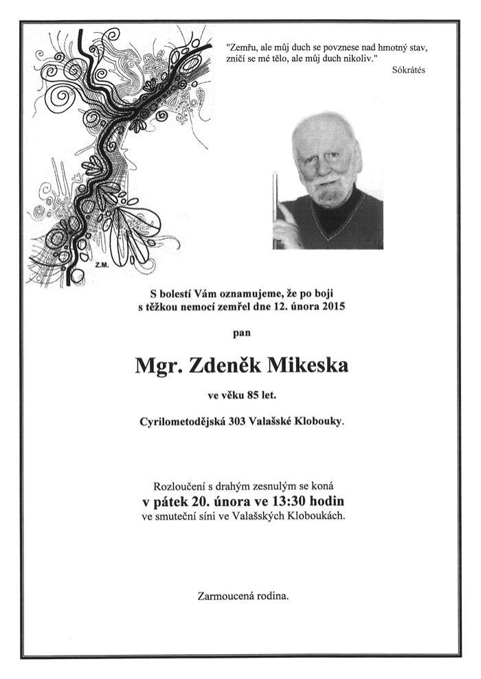 Mgr. Zdeněk Mikeska
