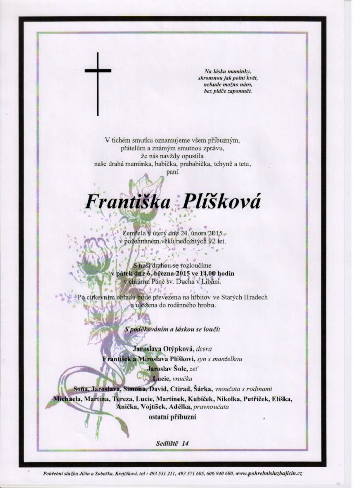 Františka Plíšková