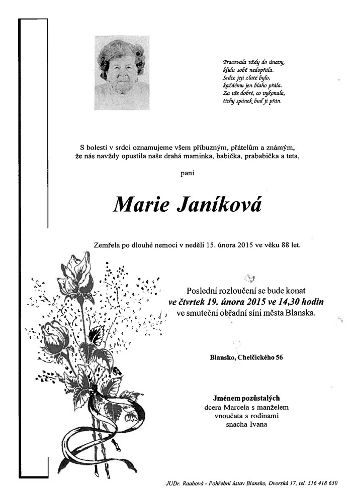 Marie Janíková