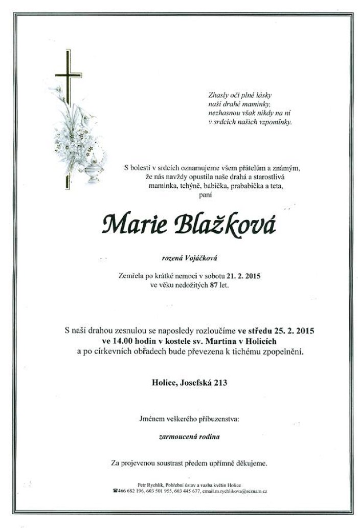 Marie Blažková