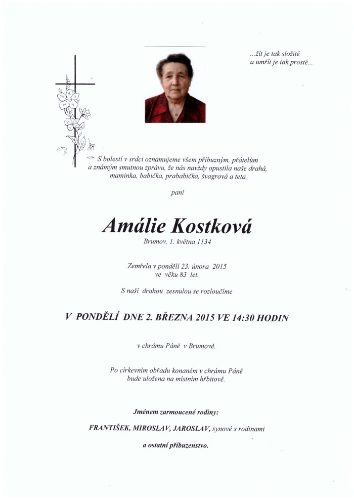 Amálie Kostková