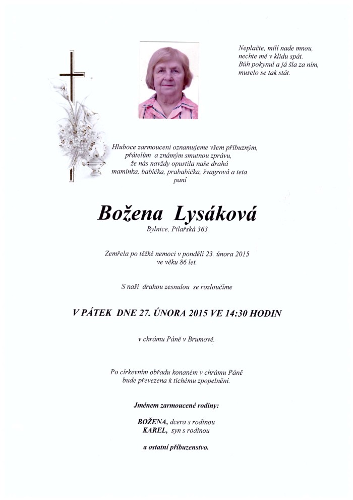 Božena Lysáková
