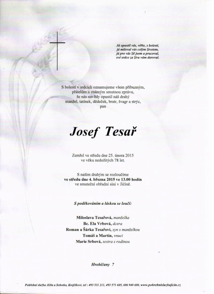 Josef Tesař