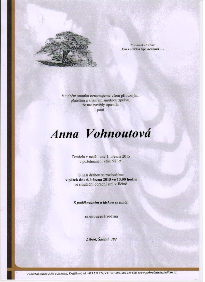 Anna Vohnoutová