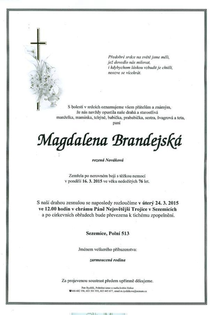 Magdalena Brandejská