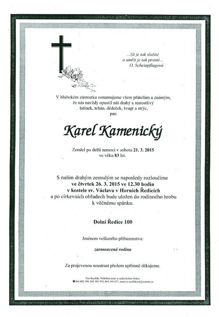 Karel Kamenický