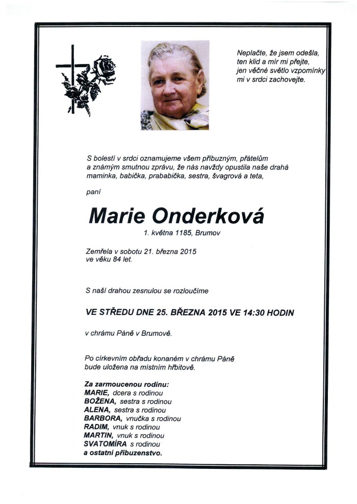 Marie Onderková