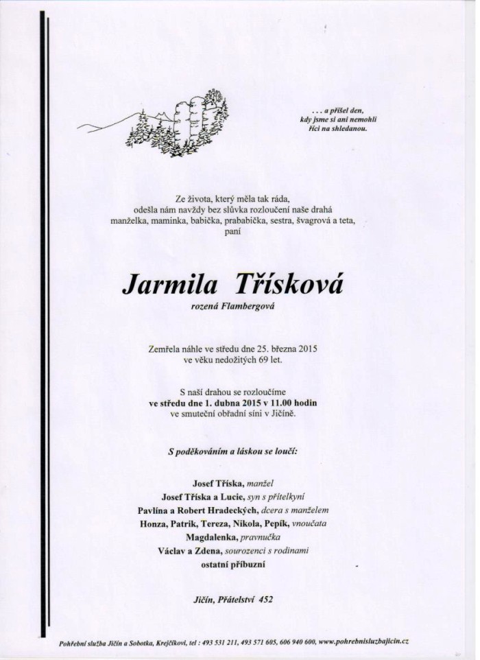 Jarmila Třísková