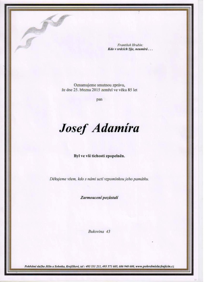 Josef Adamíra