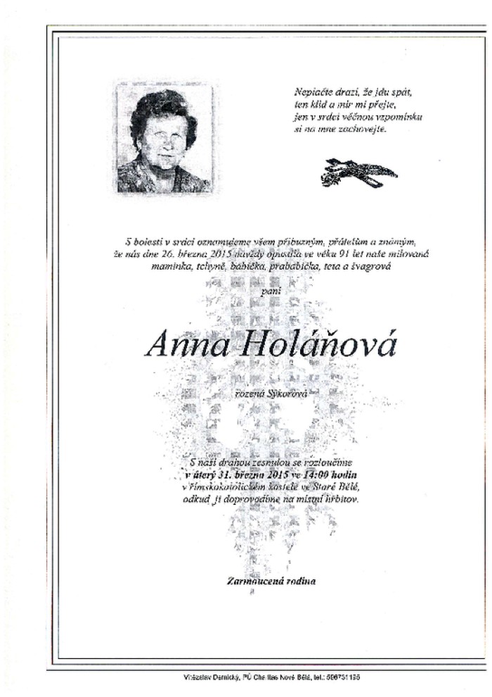 Anna Holáňová
