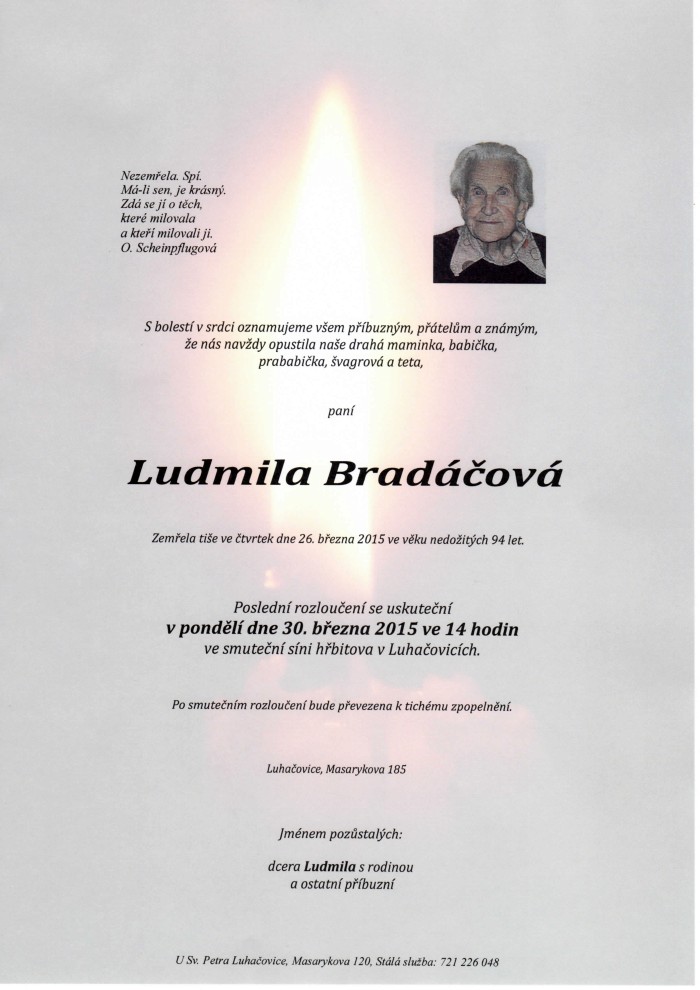 Ludmila Bradáčová