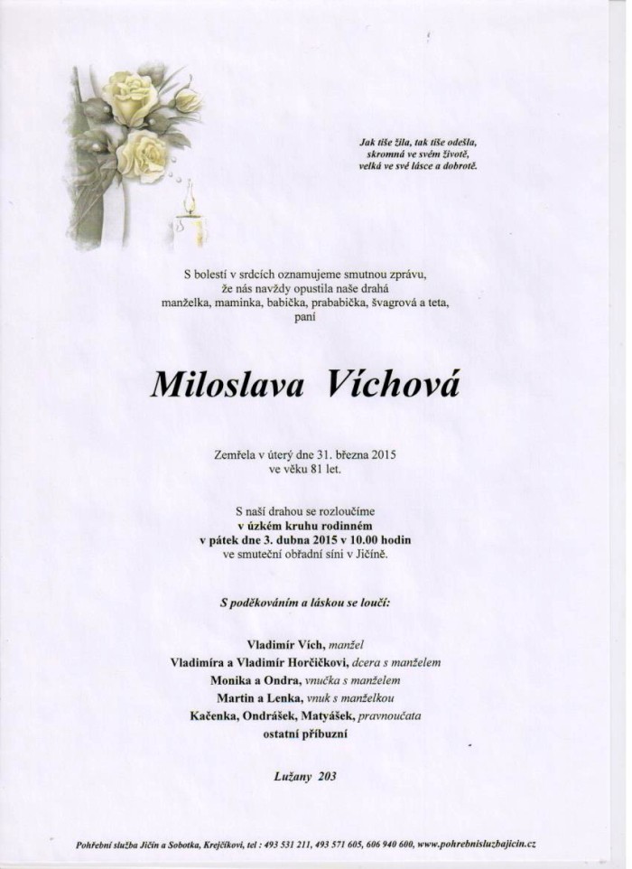 Miloslava Víchová