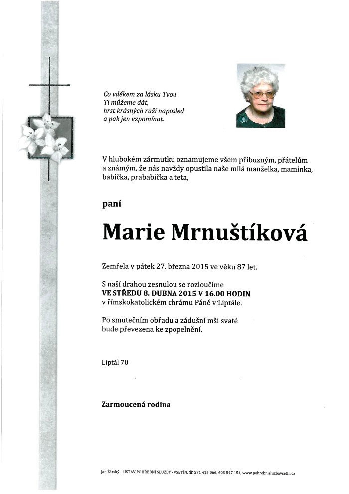 Marie Mrnuštíková