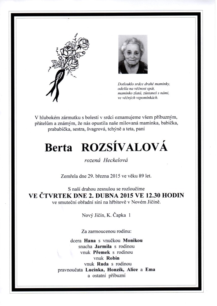 Berta Rozsívalová