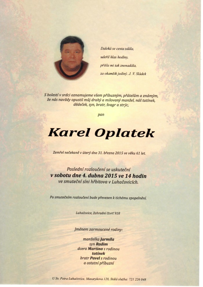 Karel Oplatek