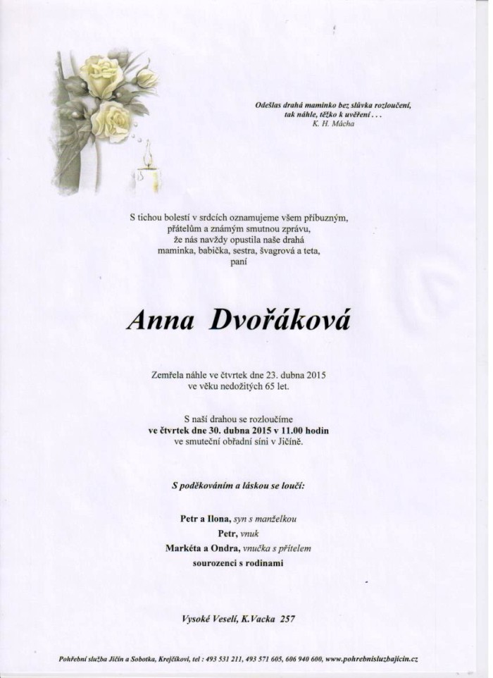 Anna Dvořáková