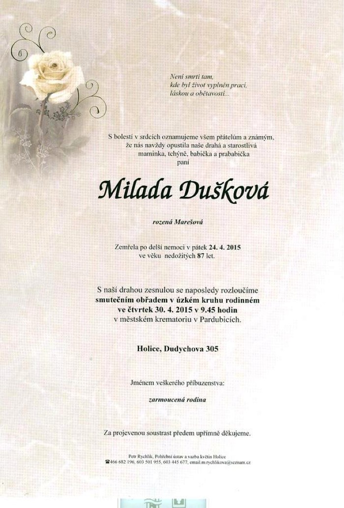 Milada Dušková