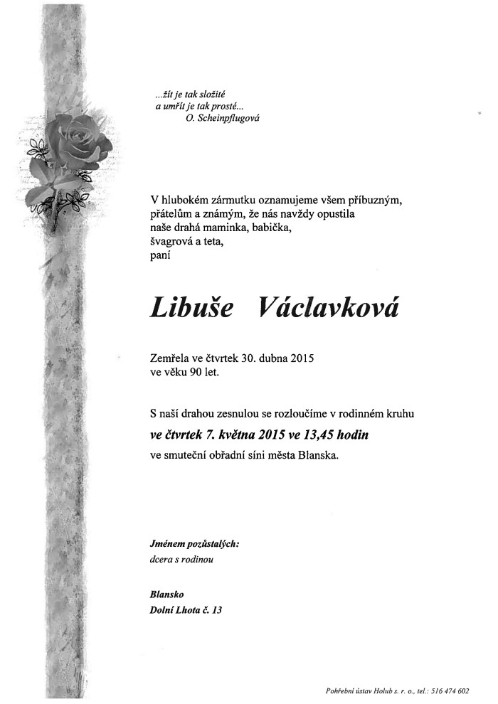 Libuše Václavková