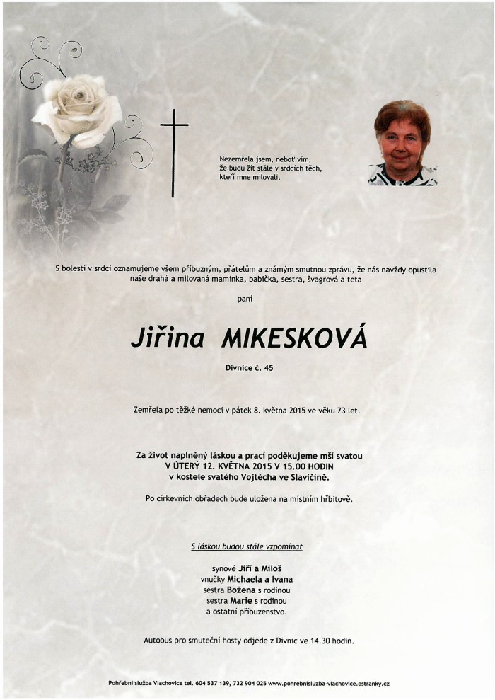 Jiřina Mikesková