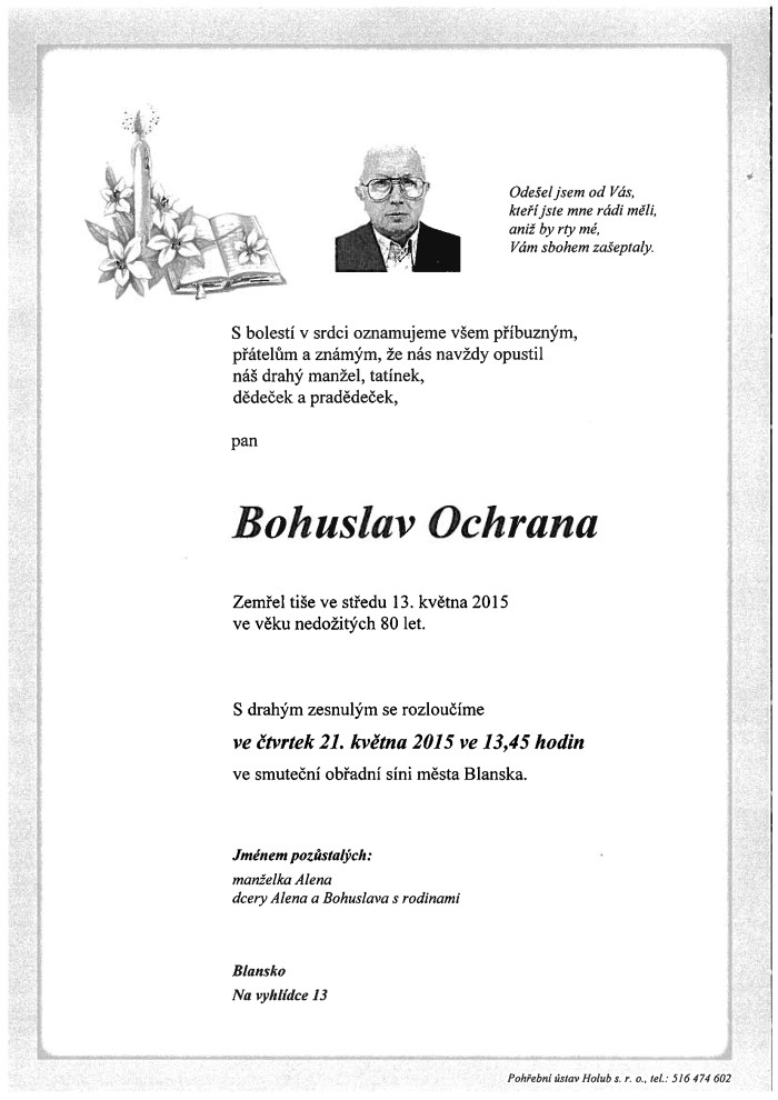 Bohuslav Ochrana
