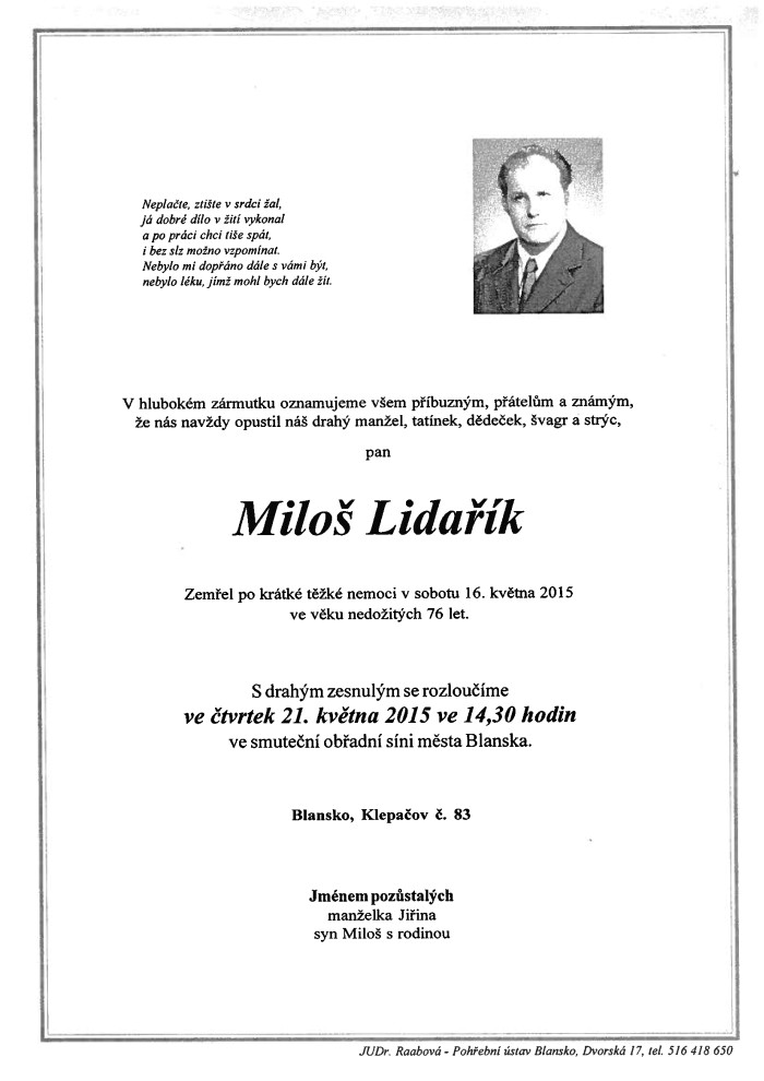 Miloš Lidařík