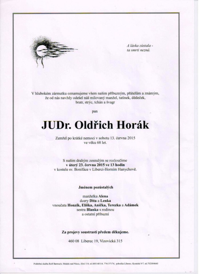 JUDr. Oldřich Horák