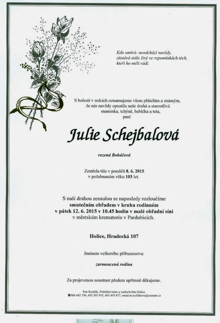 Julie Schejbalová