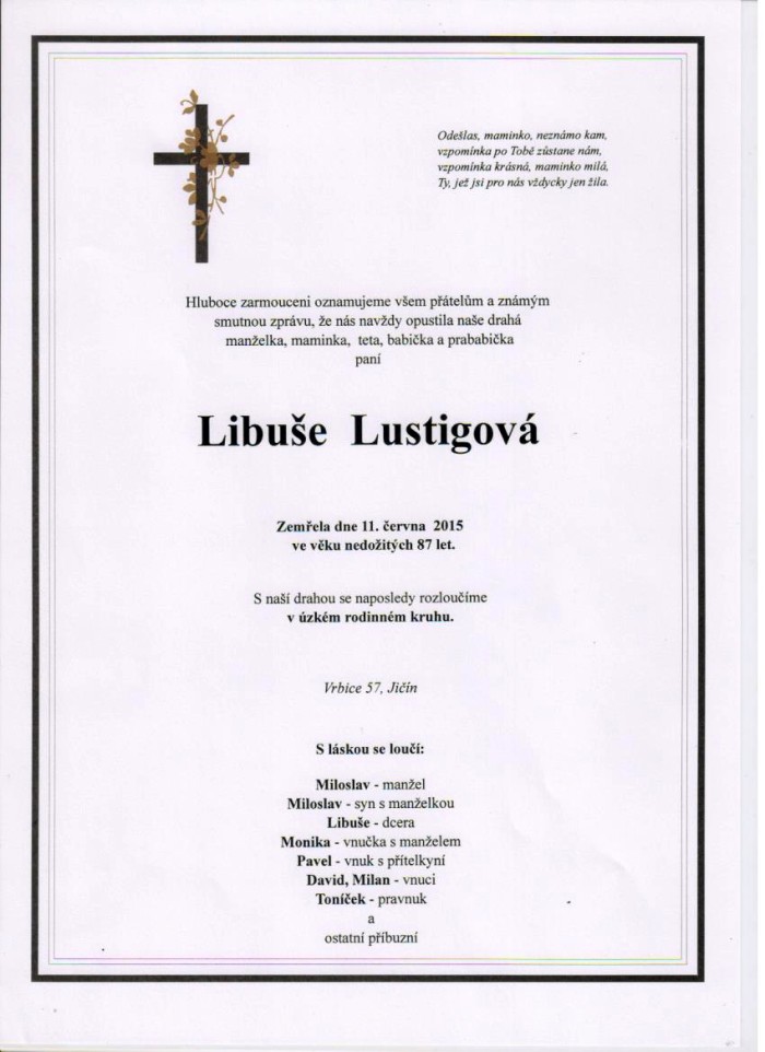 Libuše Lustigová