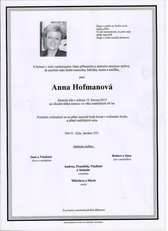Anna Hofmanová