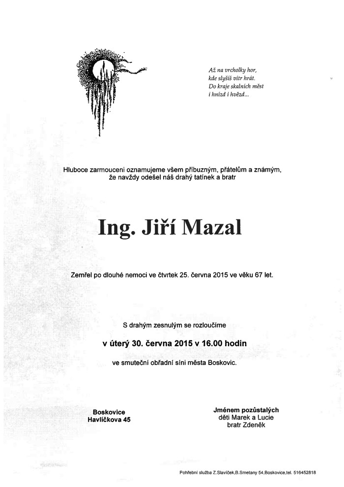 Ing. Jiří Mazal