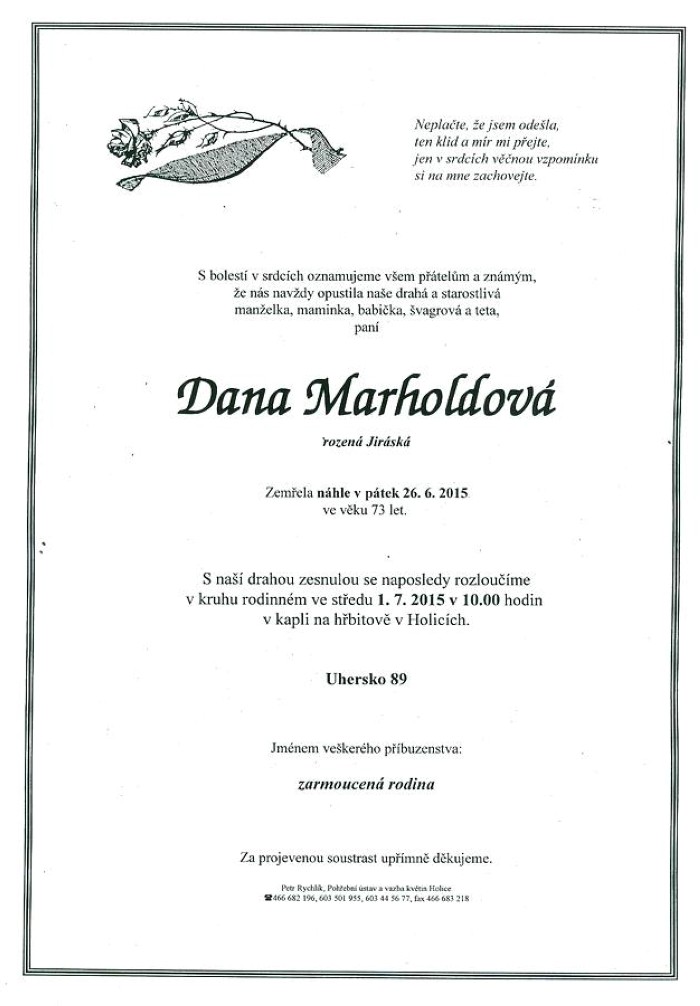 Dana Marholdová