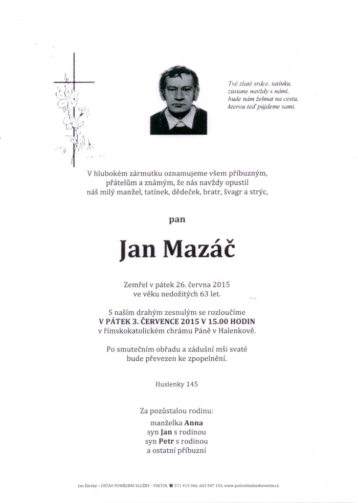 Jan Mazáč