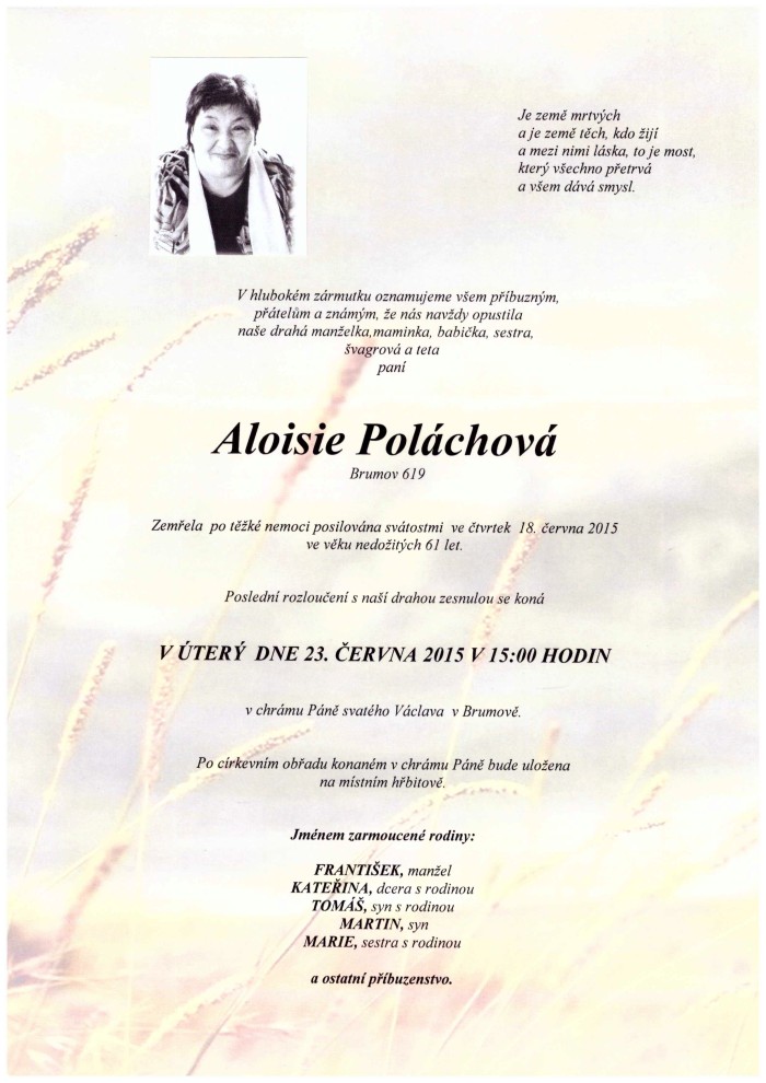 Aloisie Poláchová