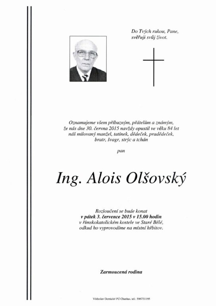 Ing. Alois Olšovský