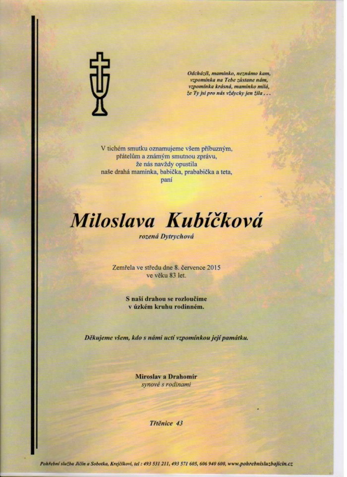 Miloslava Kubíčková