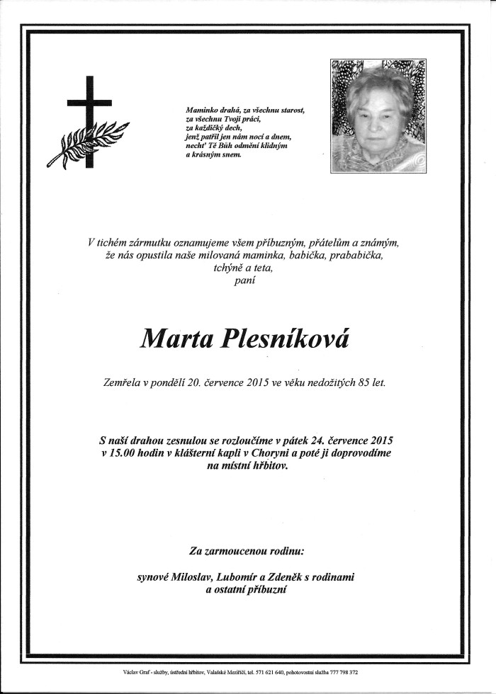 Marta Plesníková