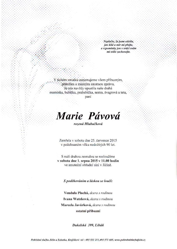 Marie Pávová