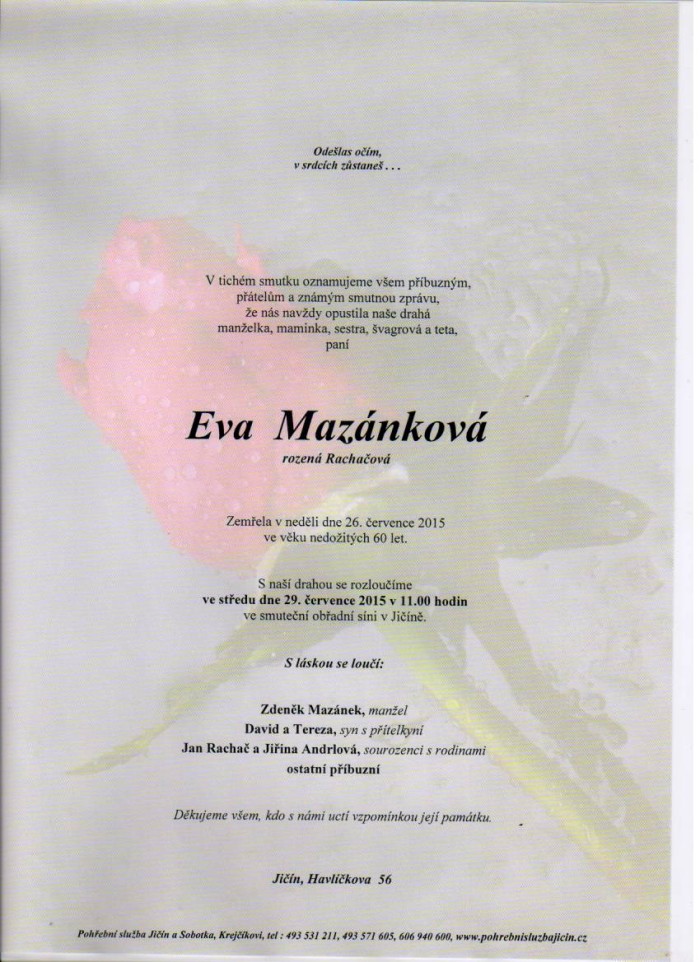 Eva Mazánková