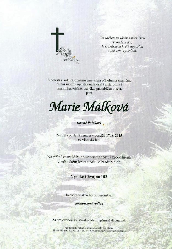 Marie Málková