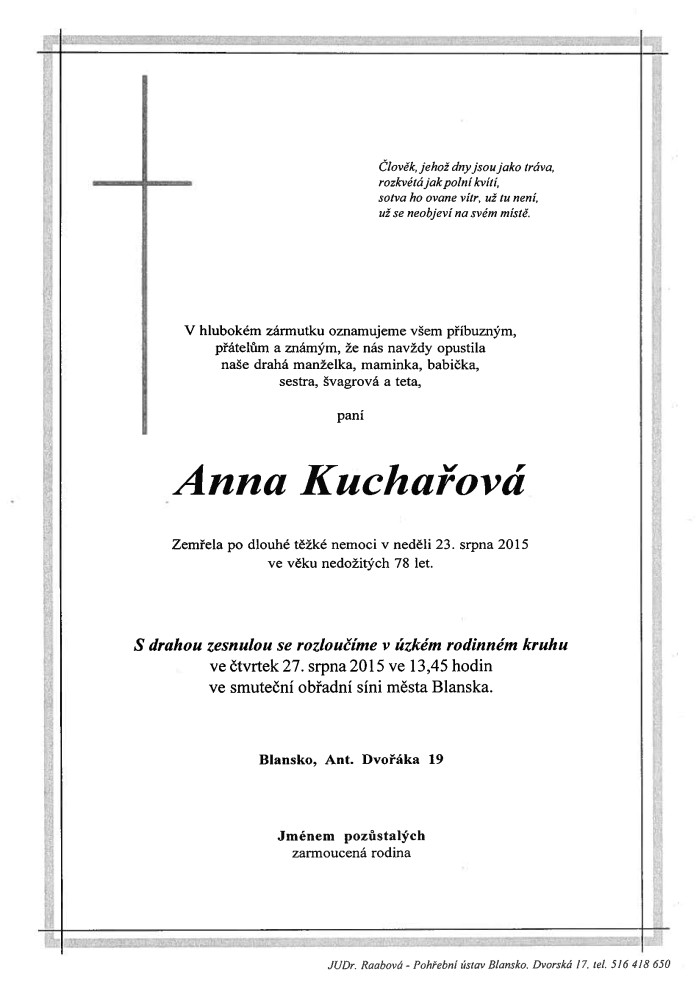 Anna Kuchařová