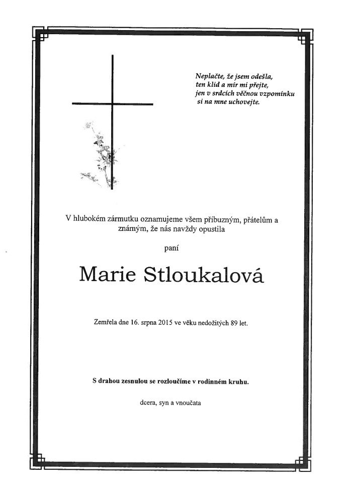 Marie Stloukalová