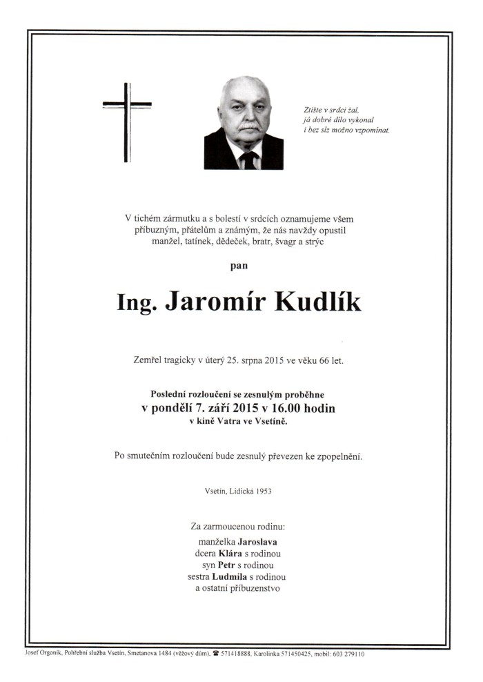 Ing. Jaromír Kudlík